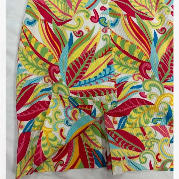 Tommy Hilfiger Tropical Floral Mini Strapless Dress Multicoloured Size 2 - Picture 6 of 8